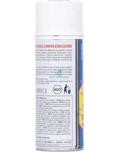 Cfg SP9005 Émail acrylique noir brillant ral 9005 / 400